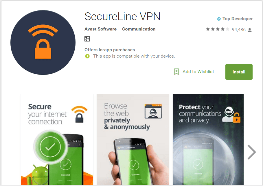 secureline free vpn