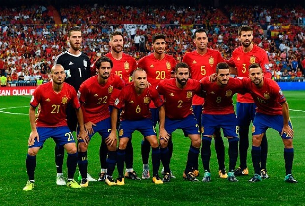 Spain Squad for Russia 2018 